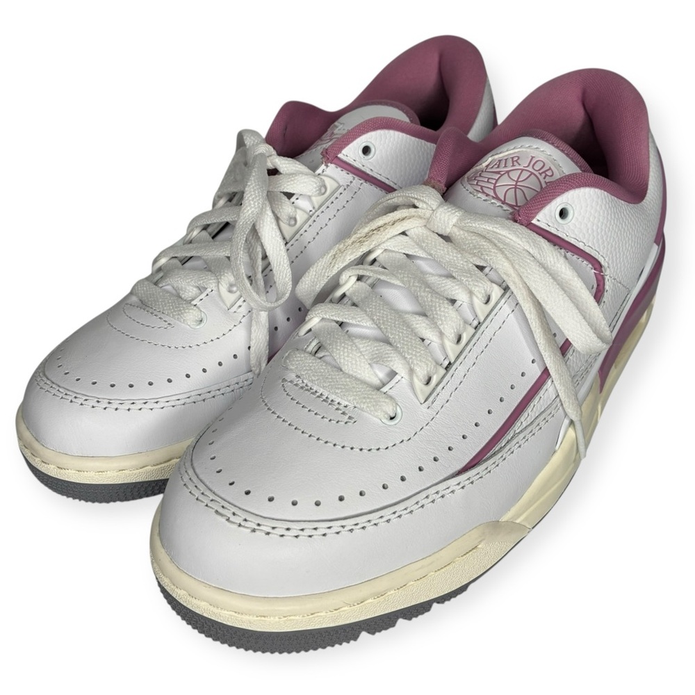Nike Air Jordan US 9.5 2/3 "Orchid" Hybrid Sneaker Leather AJ2 AJ3 FZ4122-105